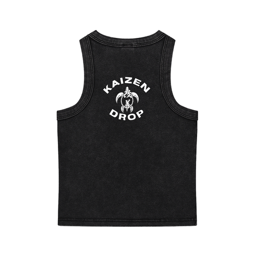 "Turtle Gains" Snow Washed Tank Top