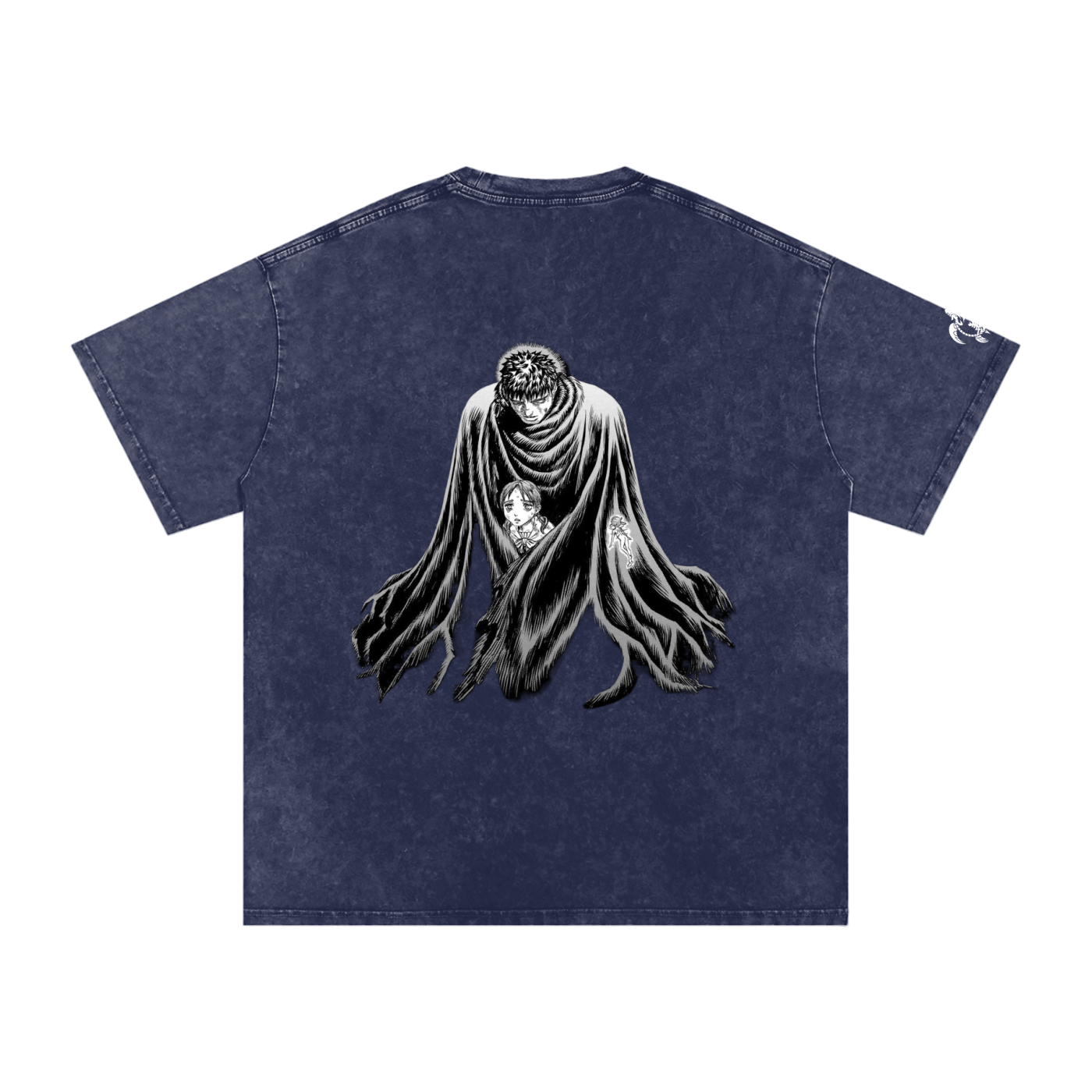 'LOST CHILD' Snow Washed Oversized Cotton T-Shirt