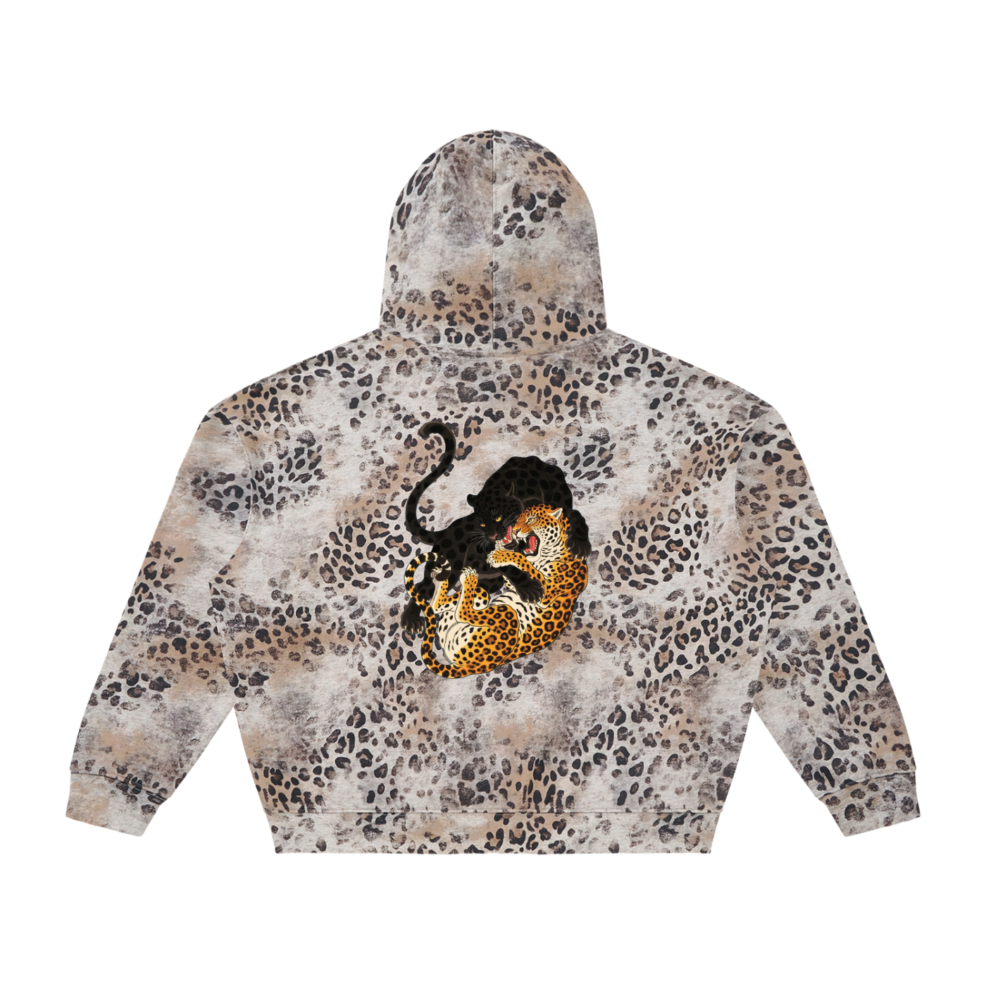 "Kurohyo X Bishuhyo" Unisex Leopard Full Zip Hoodie