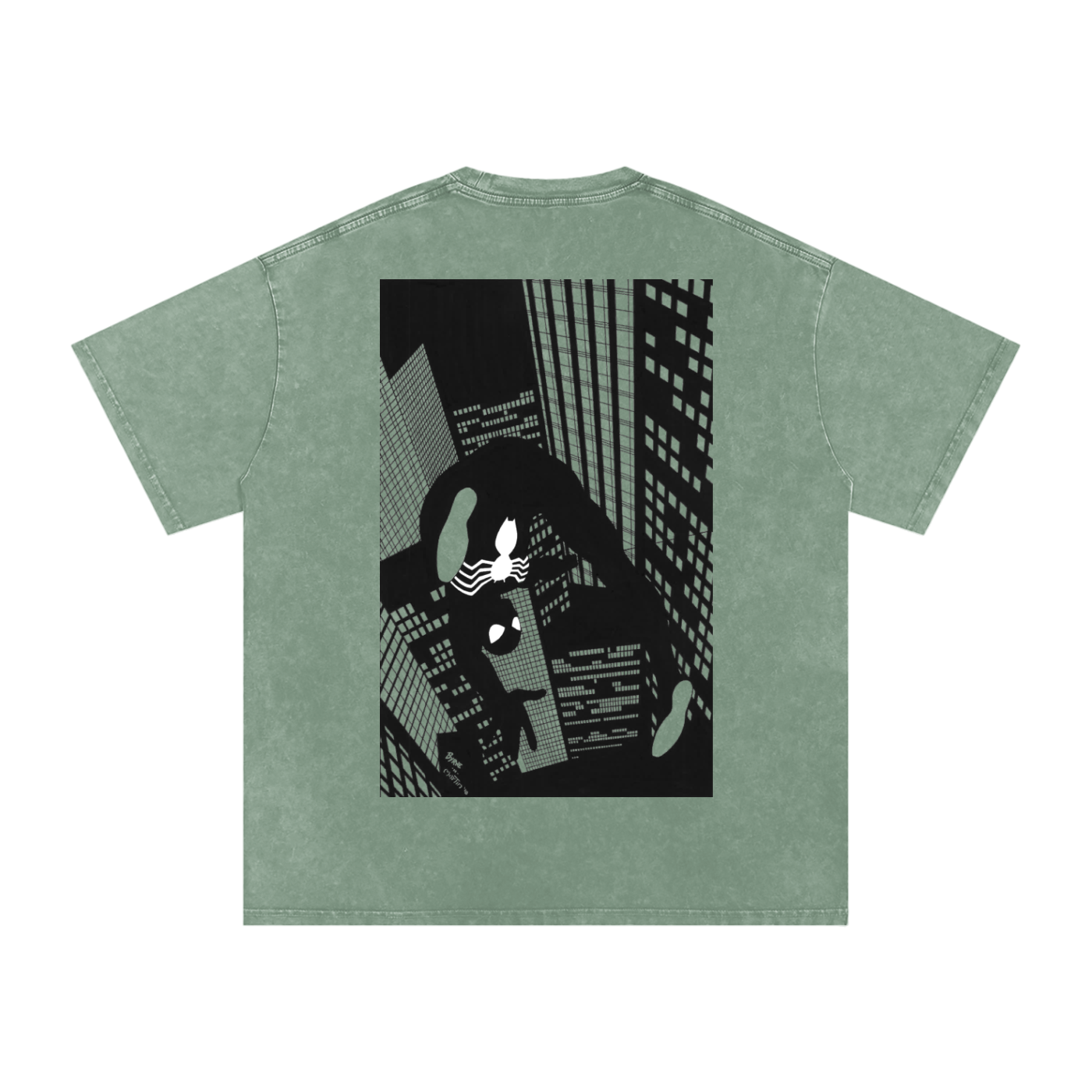 "Back in Black"  Oversized Cotton T-Shirt