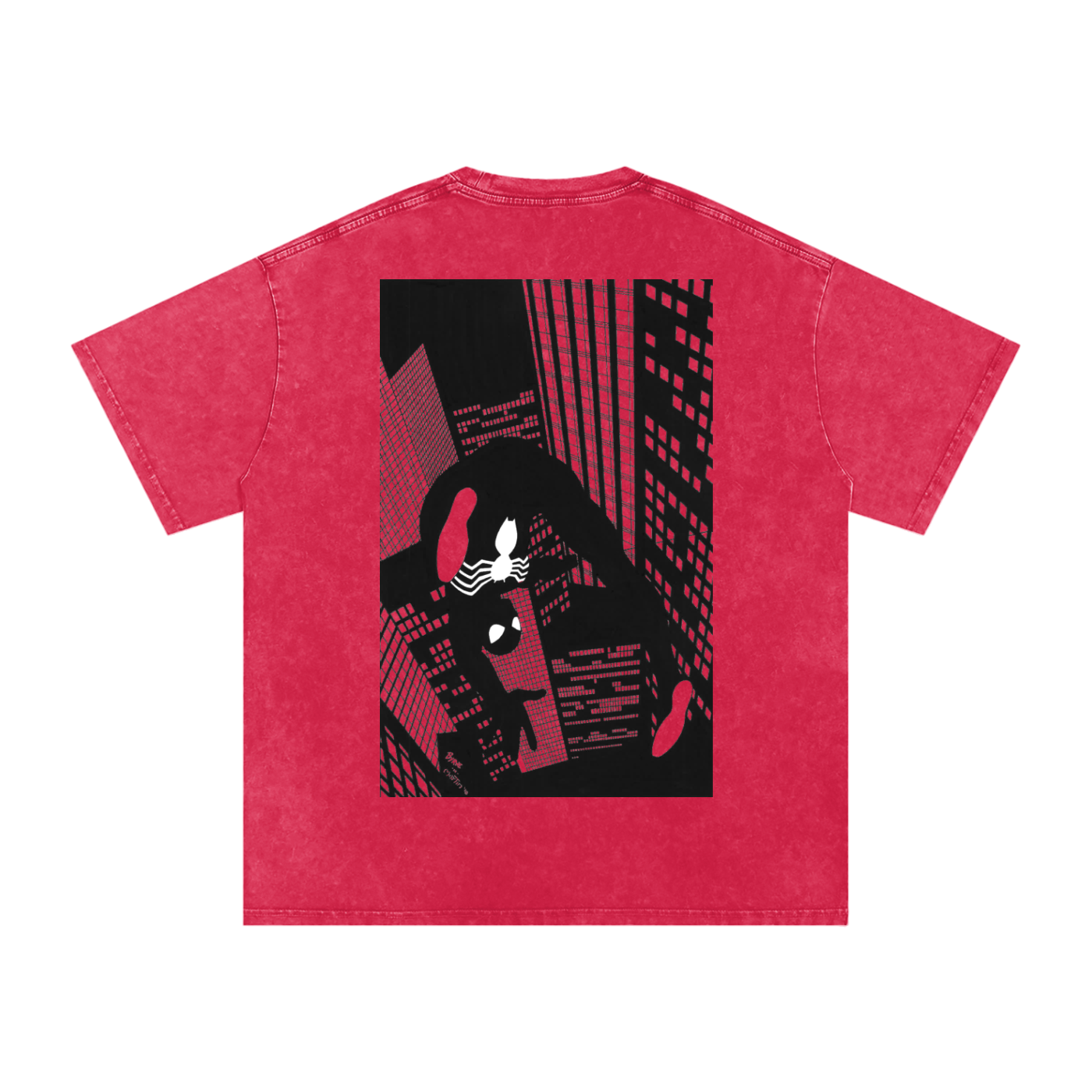 "Back in Black"  Oversized Cotton T-Shirt