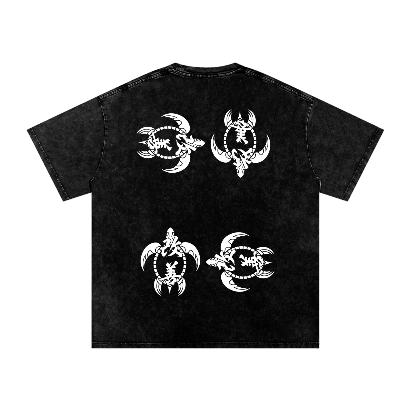 'Spectral Diamond' Oversized Cotton T-Shirt