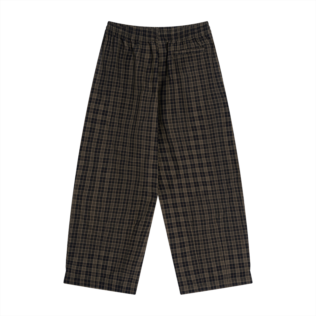 [Turtle Crew] Unisex Plaid Wide Leg Pants