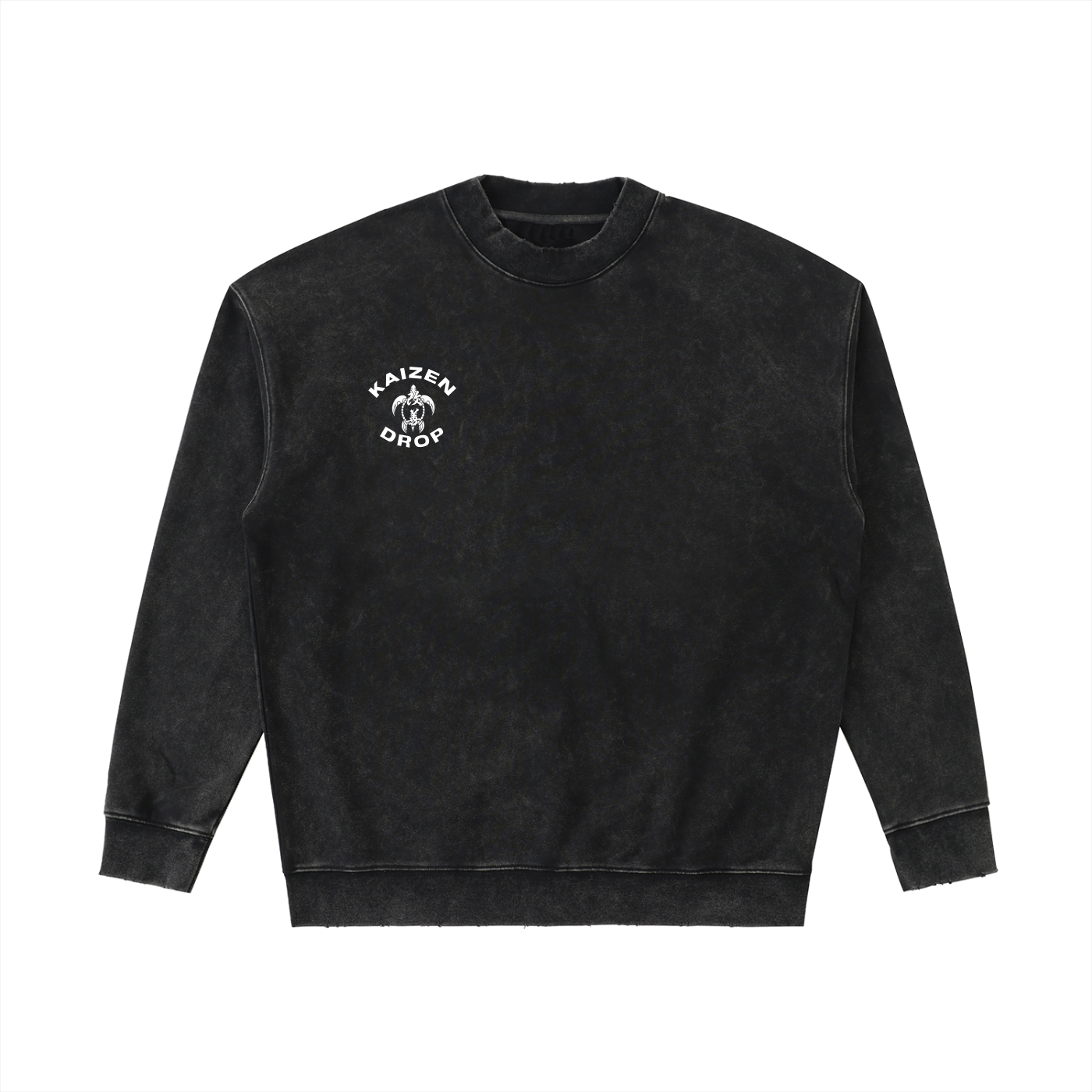'TURTLE-CLAN' Drop Shoulder Crewneck Sweatshirt