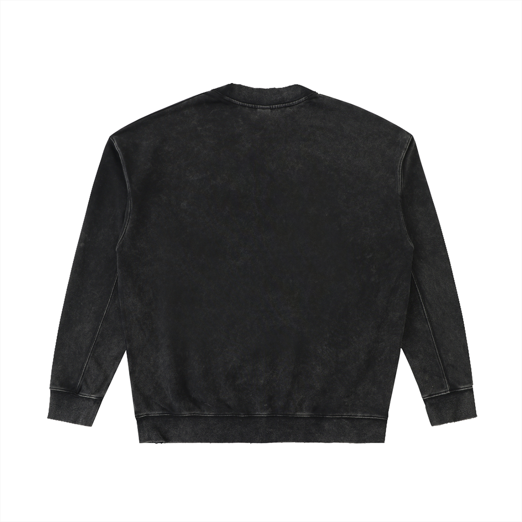'TURTLE-CLAN' Drop Shoulder Crewneck Sweatshirt