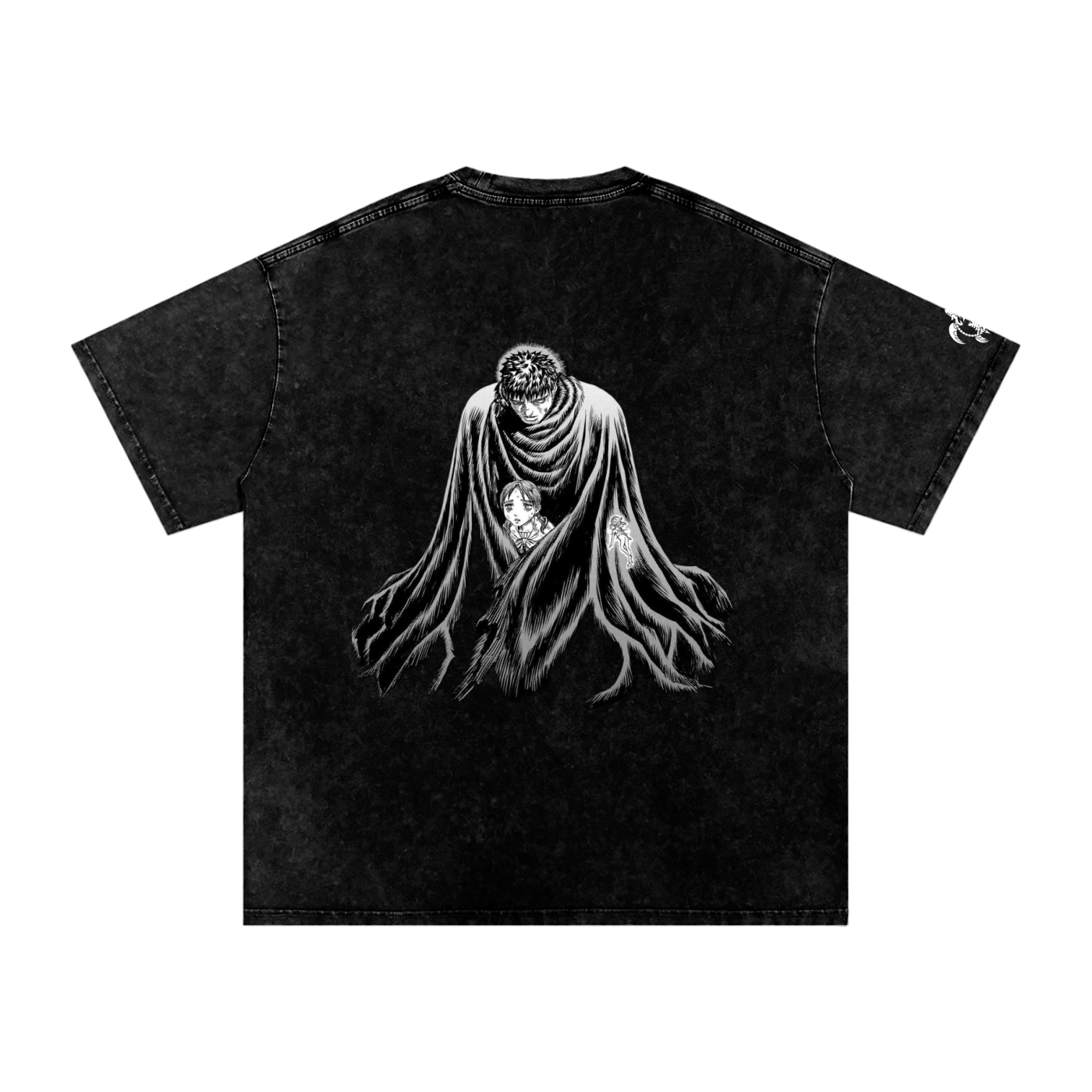 'LOST CHILD' Snow Washed Oversized Cotton T-Shirt