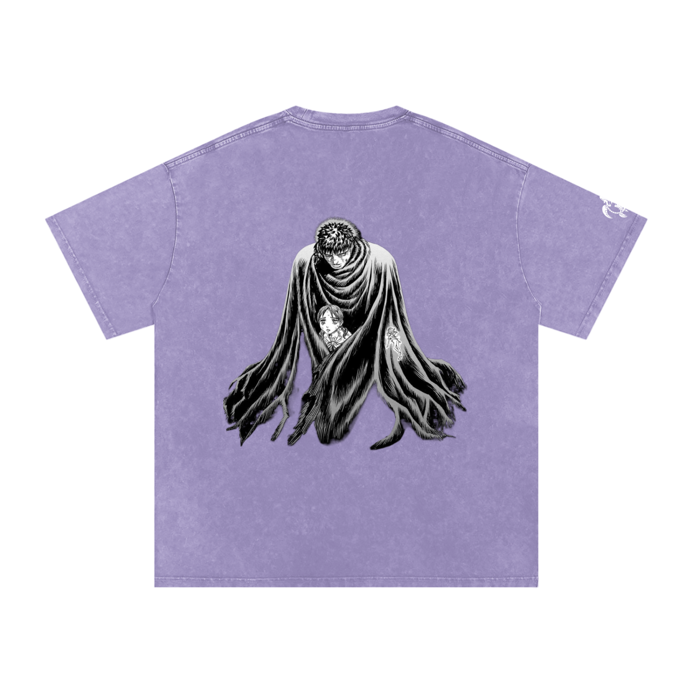 'LOST CHILD' Snow Washed Oversized Cotton T-Shirt