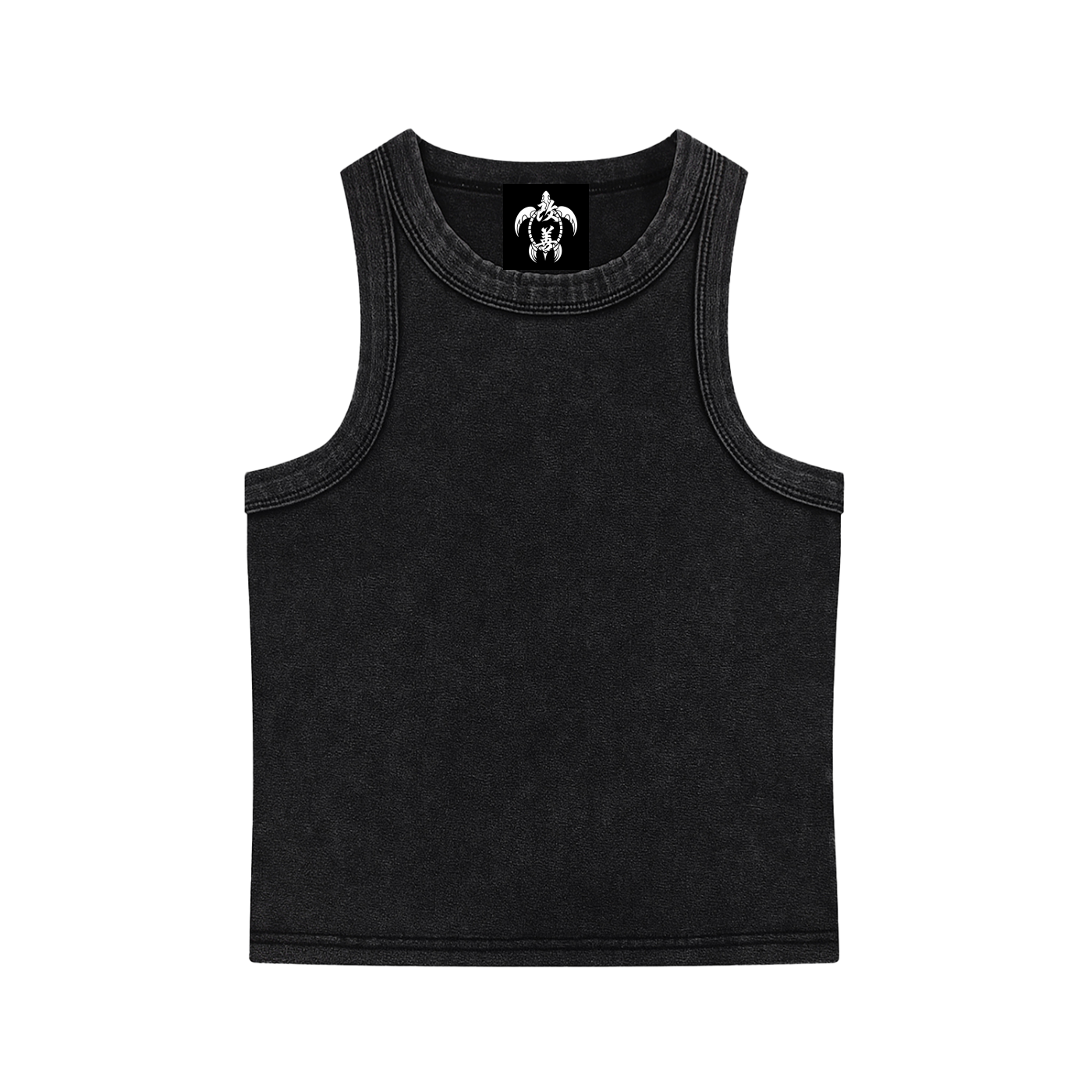 "Turtle Gains" Snow Washed Tank Top