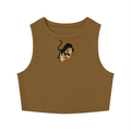 "Kurohyo X Bishuhyo" Women's Tight Crewneck Crop Tank Top