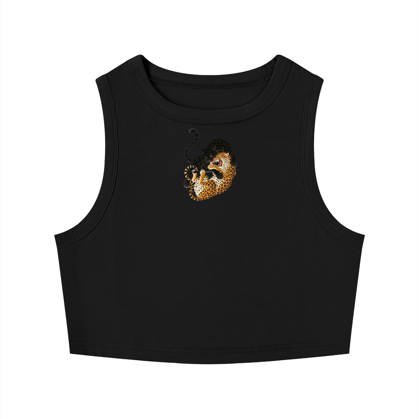 "Kurohyo X Bishuhyo" Women's Tight Crewneck Crop Tank Top