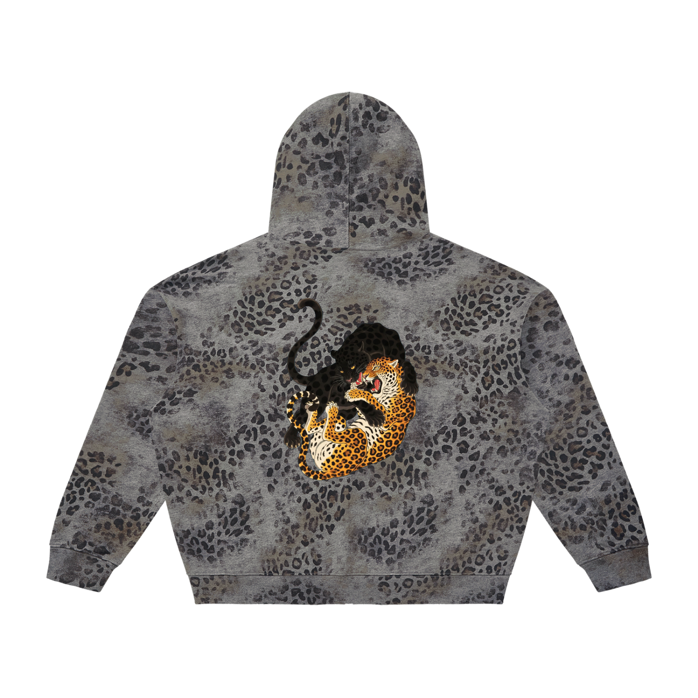 "Kurohyo X Bishuhyo" Unisex Leopard Full Zip Hoodie