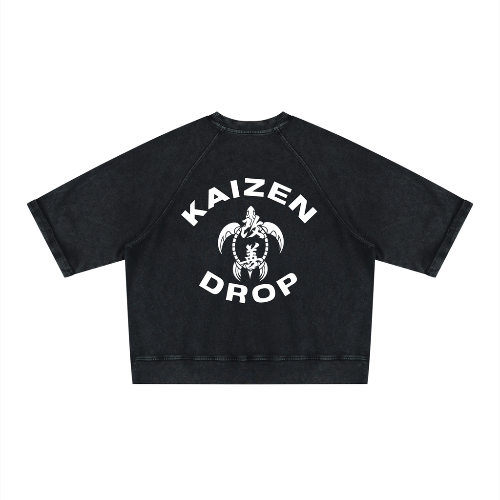 'Gargaerole' Boxy Short Sleeve Sweatshirt