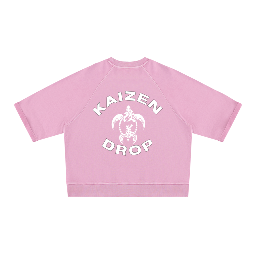 'Gargaerole' Boxy Short Sleeve Sweatshirt
