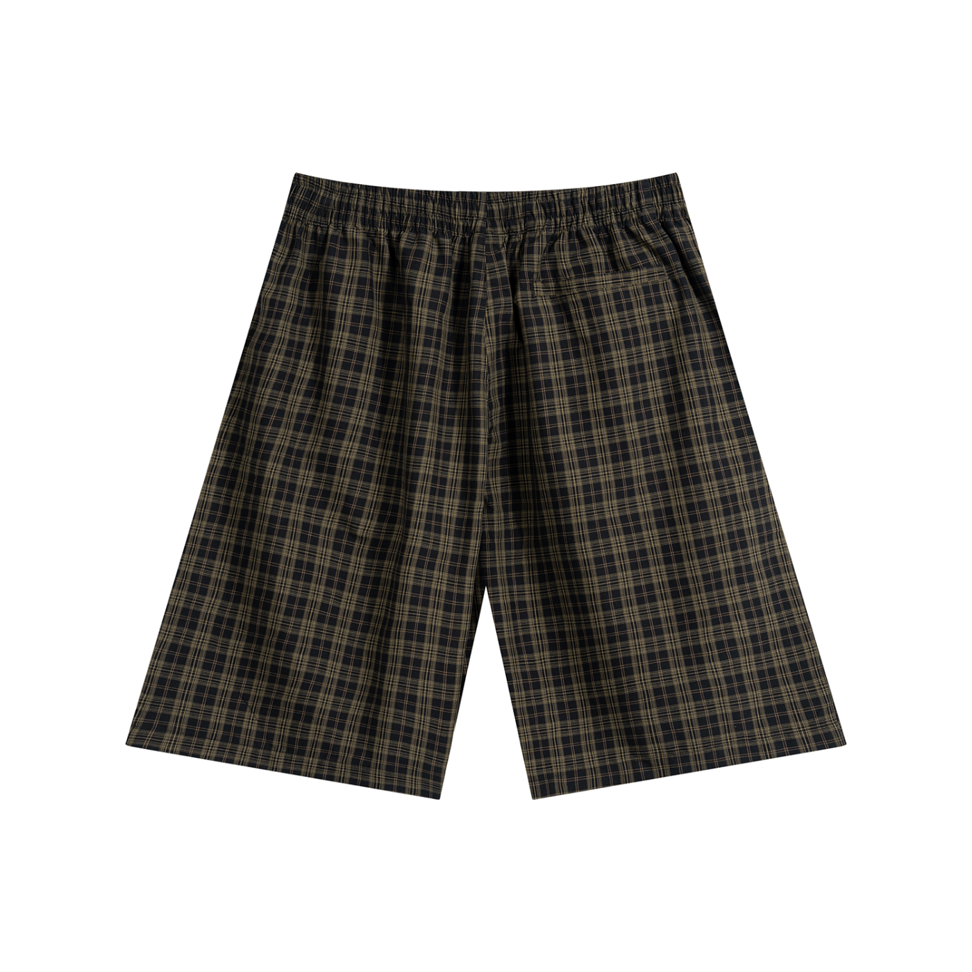 [Turtle Crew] Unisex Plaid Wide Leg Shorts