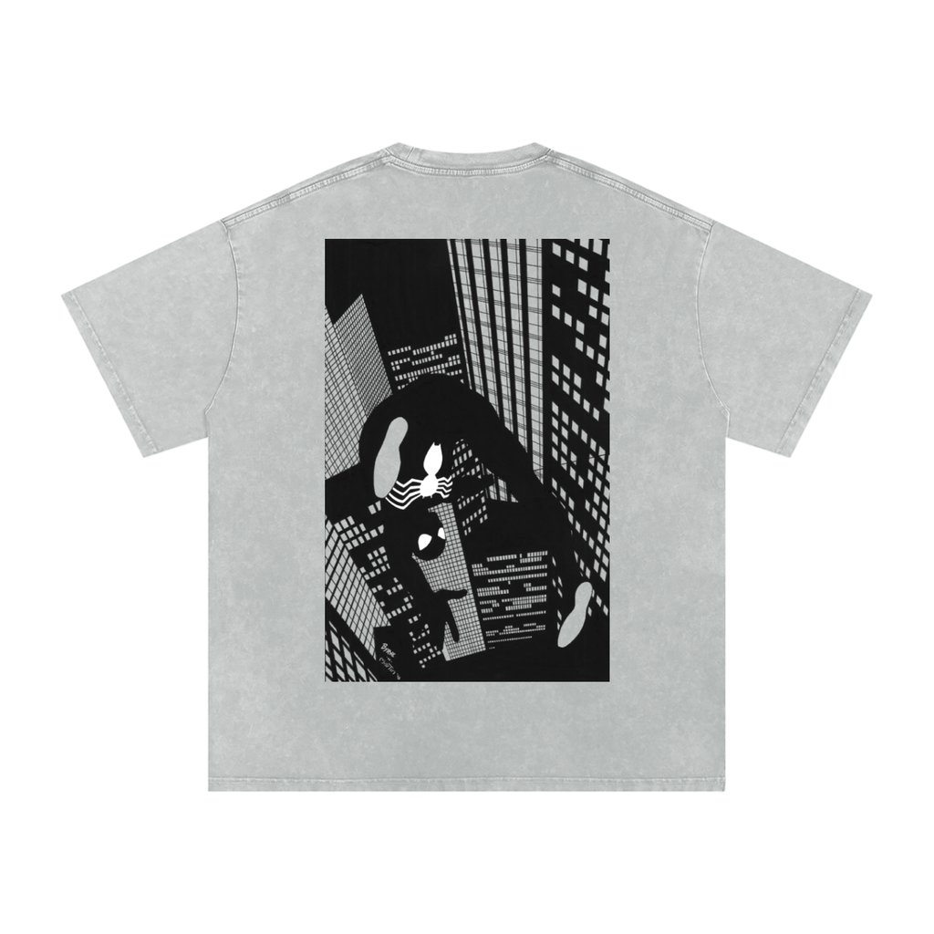 "Back in Black"  Oversized Cotton T-Shirt