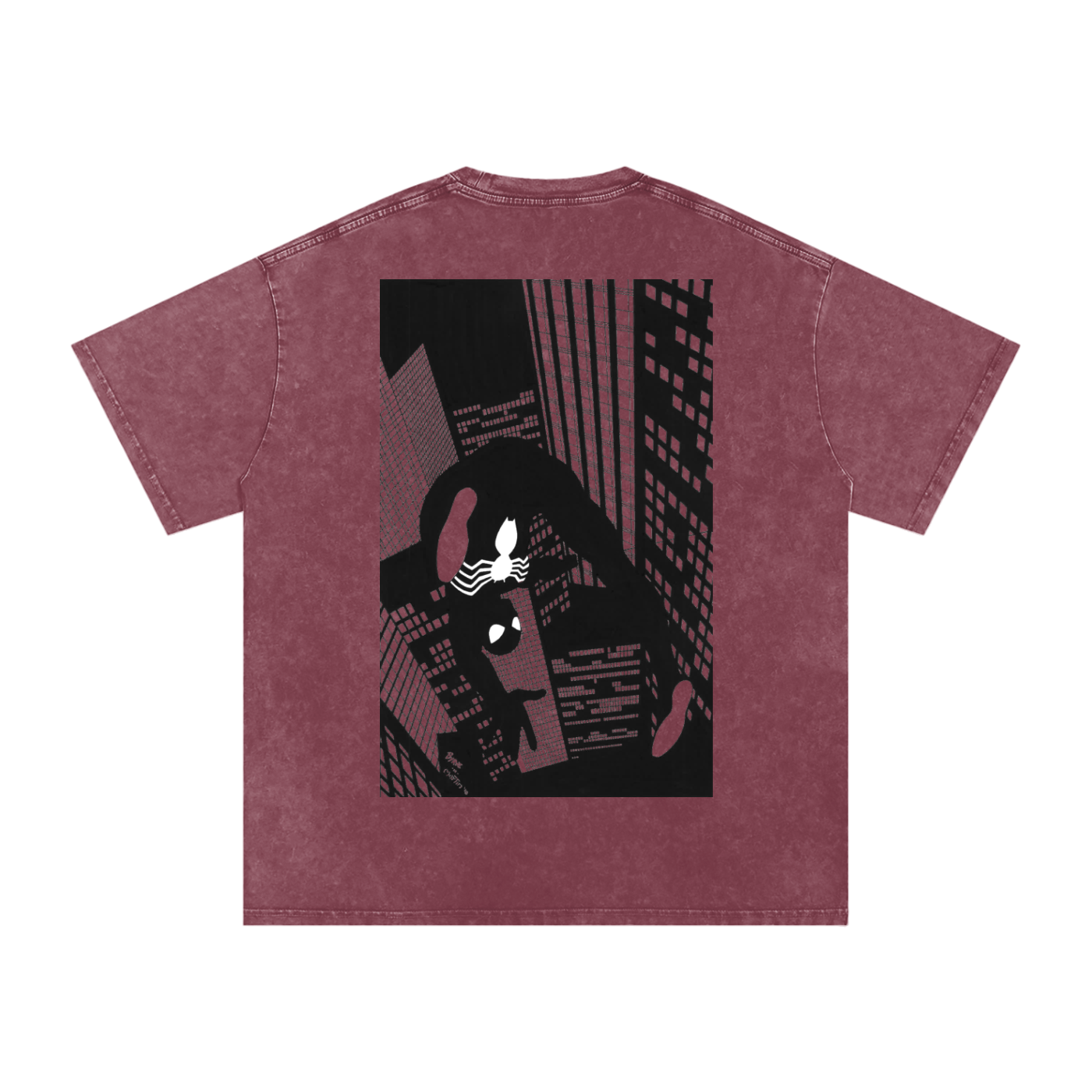 "Back in Black"  Oversized Cotton T-Shirt
