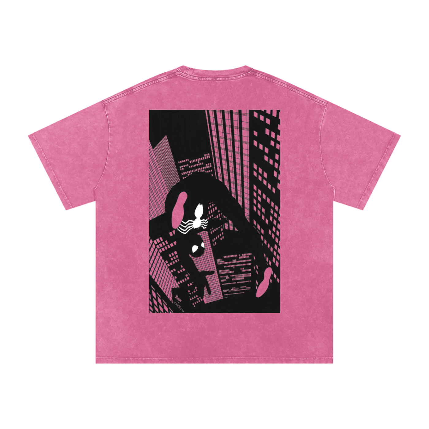 "Back in Black"  Oversized Cotton T-Shirt