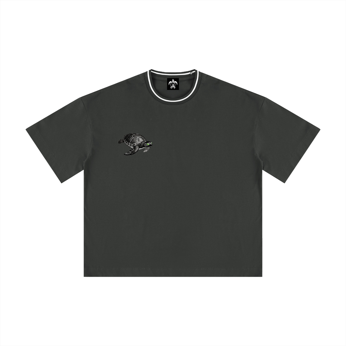 'Shadow Clan' Boxy Ribbed T-Shirt