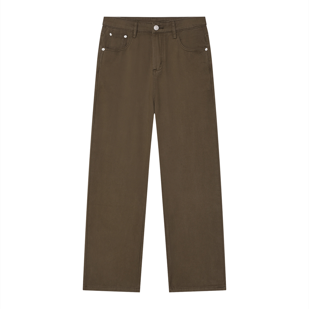 [Turtle Crew] Vintage Wash Straight Leg Jeans