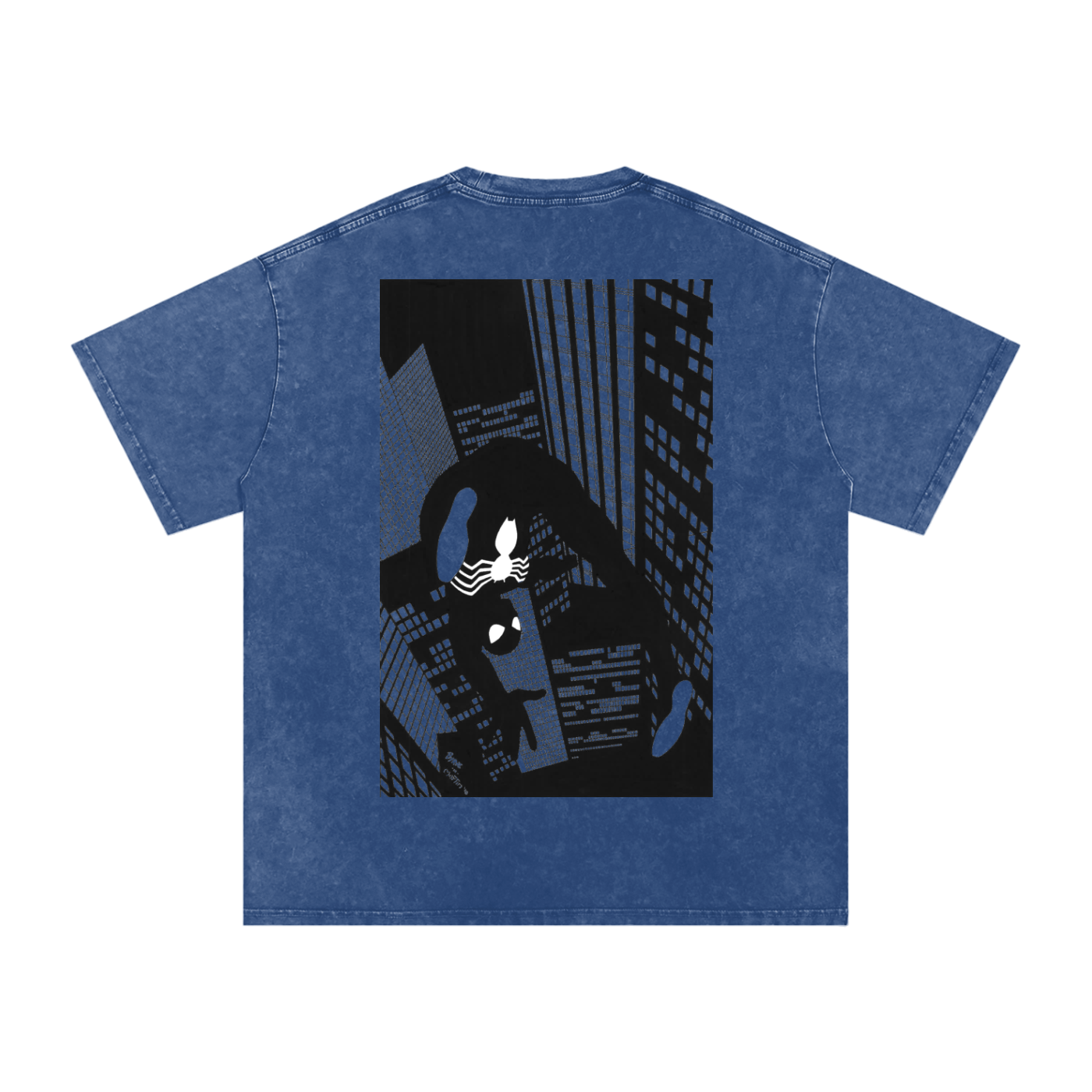 "Back in Black"  Oversized Cotton T-Shirt