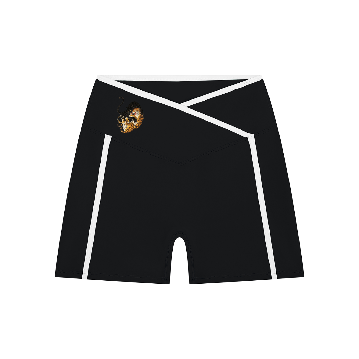"Kurohyo X Bishuhyo" Women’s High Rise Color Block Yoga Shorts