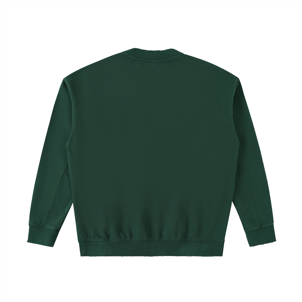 'TURTLE-CLAN' Drop Shoulder Crewneck Sweatshirt