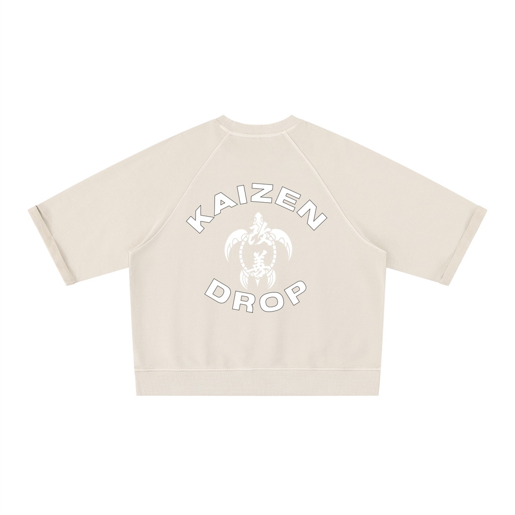 'Gargaerole' Boxy Short Sleeve Sweatshirt